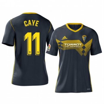 Caye Quintana Cadiz CF Away Navy Short Sleeve Jersey