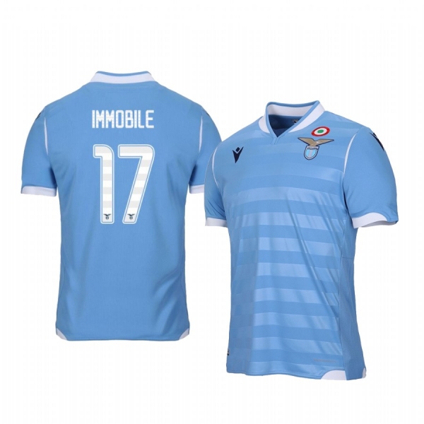 Lazio Ciro Immobile 19-20 Home Men's Short Sleeve Jersey