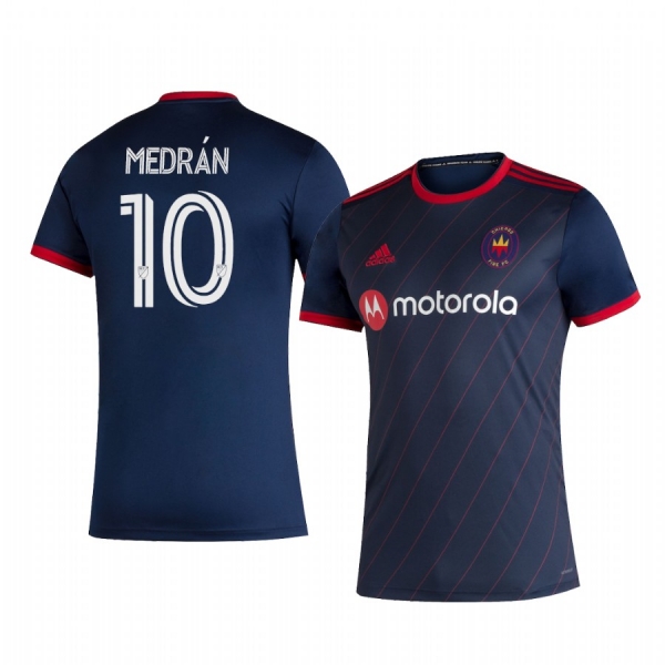 Álvaro Medrán Chicago Fire 2020 Home Replica Short Sleeve Jersey