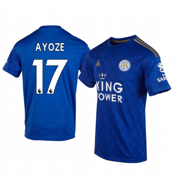 Men's Ayoze Pérez Leicester City Home Short Sleeve Jersey 19-20