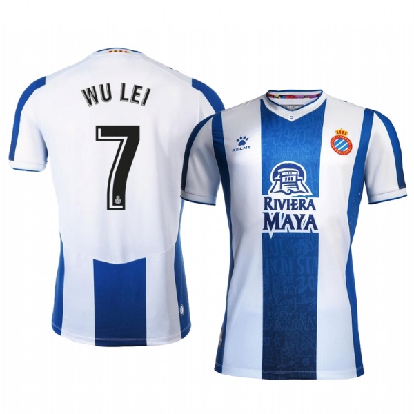 Wu Lei RCD Espanyol 19-20 Home Jersey Men's