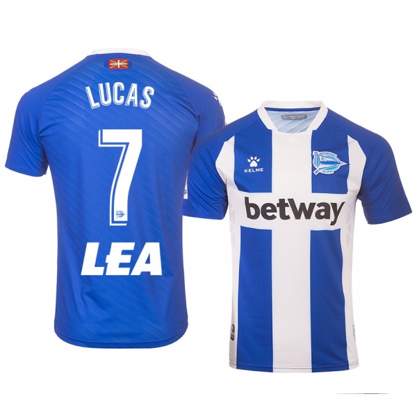 Lucas Pérez Deportivo Alaves Home Men's Jersey 19-20