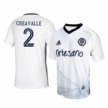 Midfielder Philadelphia Union Warren Creavalle Men's Secondary Jersey 2020