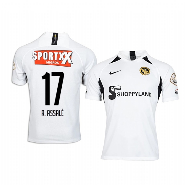 Roger Assale BSC Young Boys Away White Short Sleeve Jersey