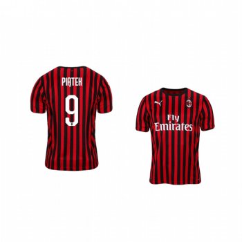 Youth Krzysztof Piatek AC Milan 19-20 Home Jersey