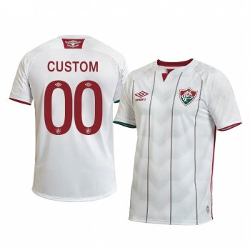 Fluminense Custom 2020 Away Men's White Short Sleeve Jersey