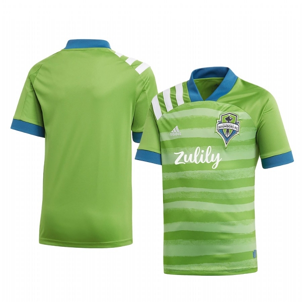 Youth Seattle Sounders FC Green Forever Short Sleeve Jersey 2020