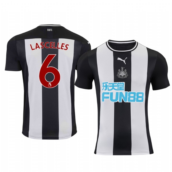 Men's Jamaal Lascelles Newcastle United Home Short Sleeve Jersey 19-20