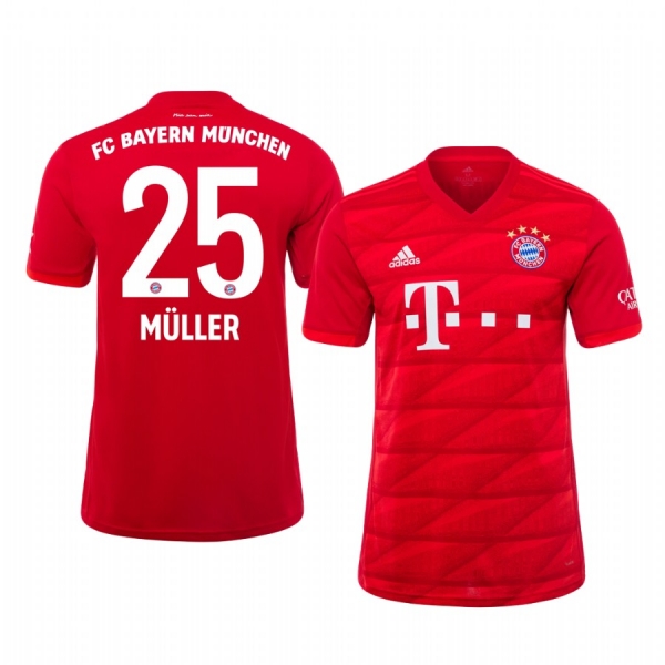 Forward Bayern Munich Thomas Muller Men's Home Jersey 19-20