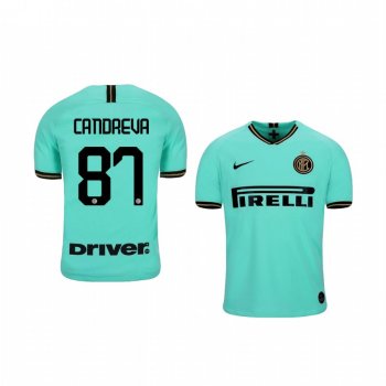 Youth Antonio Candreva Internazionale Milano 19-20 Away Short Sleeve Jersey