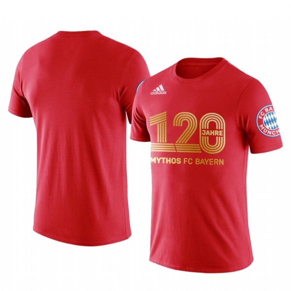 Men's Bayern Munich 120th Anniversary Iconic Short Sleeve T-shirt