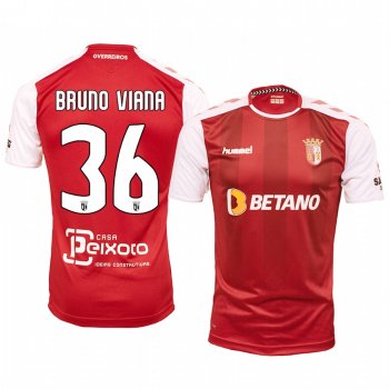 Bruno Viana Braga Home Red Short Sleeve Jersey