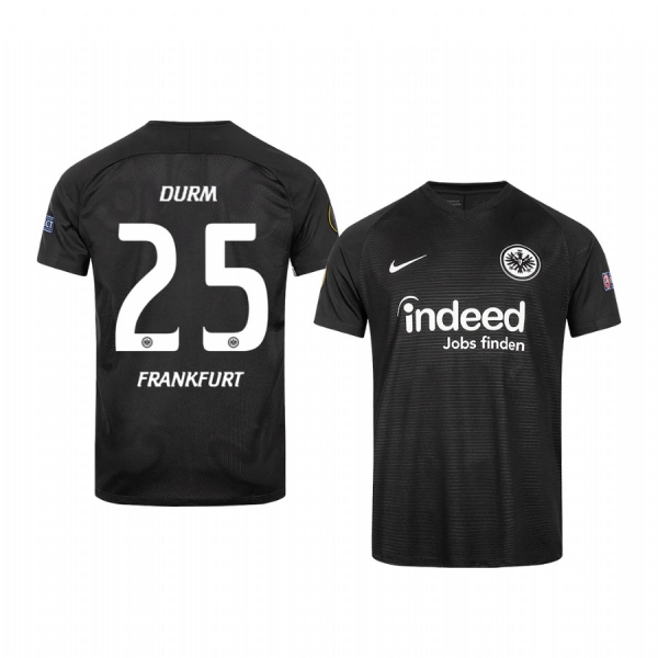 Youth Erik Durm Eintracht Frankfurt 2020 Black Europa League Official Jersey