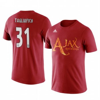 Men's Nicolás Tagliafico Ajax Classic Short Sleeve T-shirt