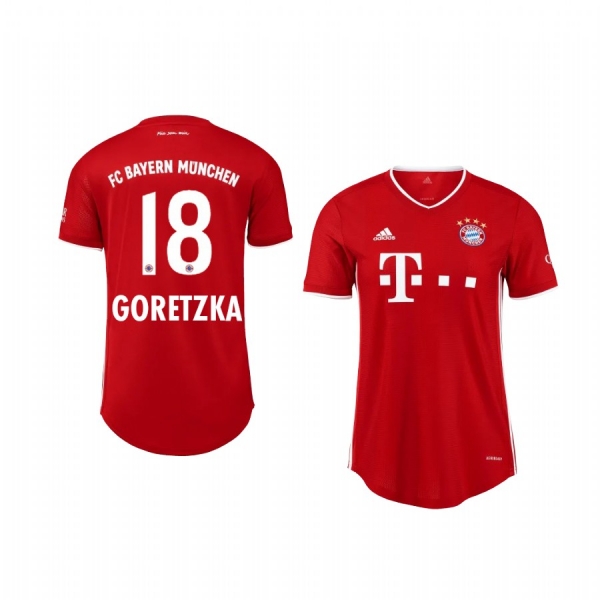 Women's Midfielder Bayern Munich Leon Goretzka Home Jersey 2020-21