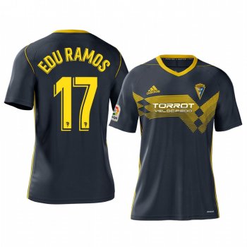 Edu Ramos Cadiz CF Away Navy Short Sleeve Jersey