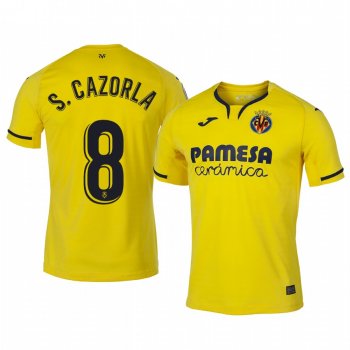 Santi Cazorla Villarreal Home Men's Jersey 19-20