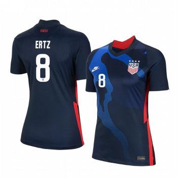 Women's USA Julie Ertz 2020 Away Official 4-Star Jersey