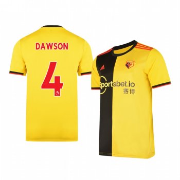 Men's Craig Dawson Watford Home Short Sleeve Jersey 19-20