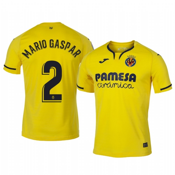 Mario Gaspar Villarreal Home Men's Jersey 19-20