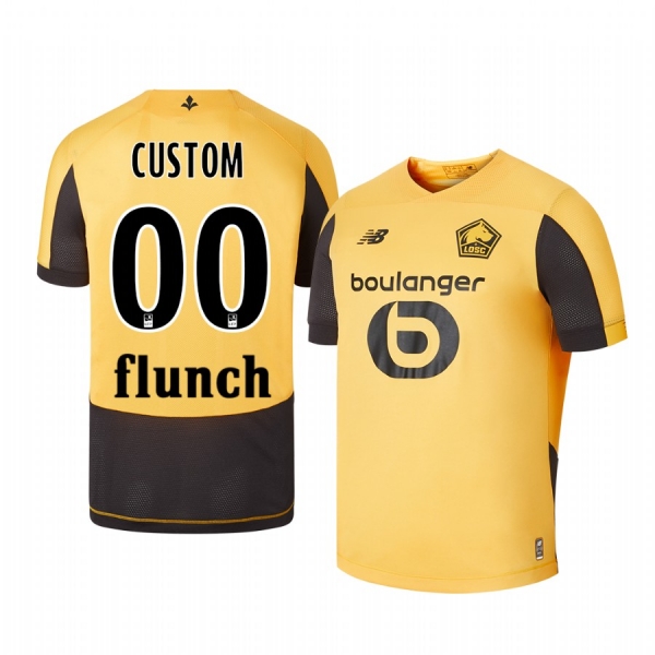 Lille OSC Custom Men's Away Jersey 19-20