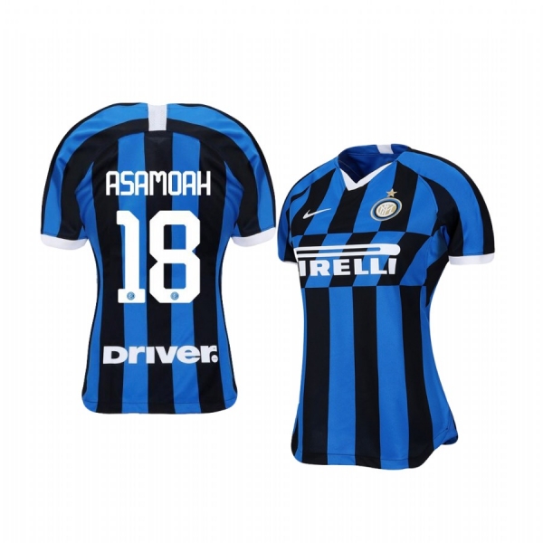 Women's Internazionale Milano Kwadwo Asamoah 19-20 Home Short Sleeve Jersey