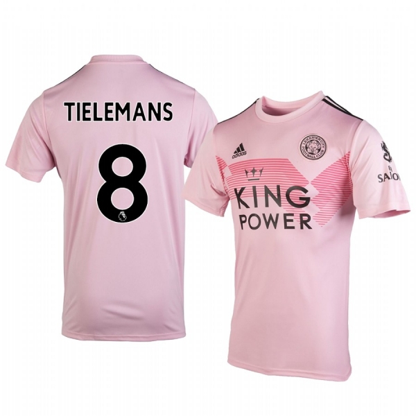 Youri Tielemans Leicester City Away Men's Short Sleeve Jersey 19-20