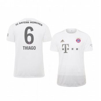 Youth Bayern Munich Thiago White Away Jersey 19-20