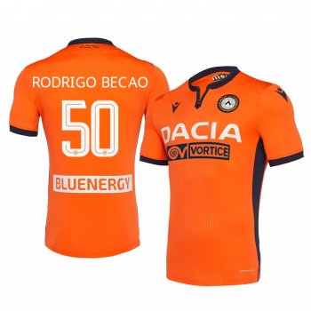 Rodrigo Becão Udinese Calcio 19-20 Away Short Sleeve Jersey