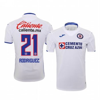 Jonathan Rodriguez Cruz Azul 19-20 Away Men's White Official Short Sleeve Jersey