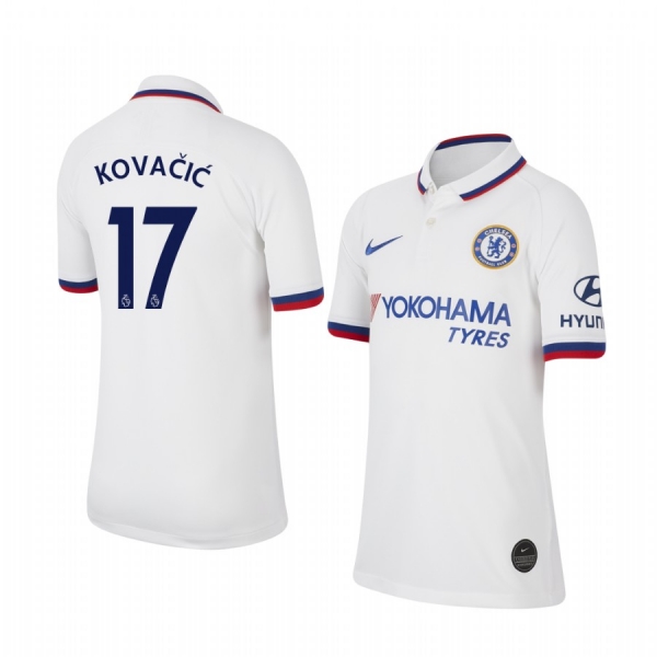 Youth Mateo Kovacic Chelsea Away Short Sleeve Jersey 19-20