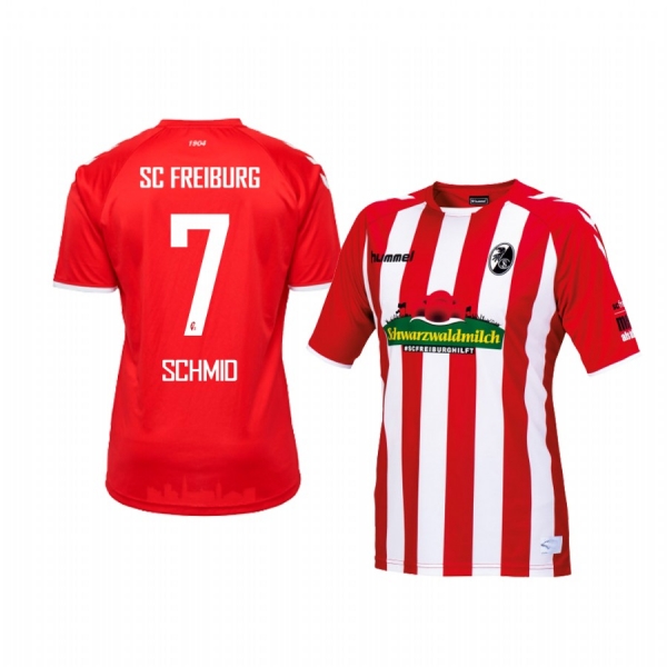 SC Freiburg Jonathan Schmid Red Fight COVID-19 Jersey 2019-20 Men's