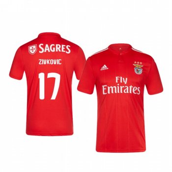 Men's Benfica Andrija Zivkovic Home Jersey 18-19