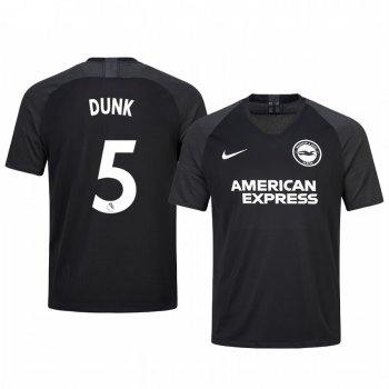 Lewis Dunk Brighton and Hove Albion Away Men's Short Sleeve Jersey 19-20