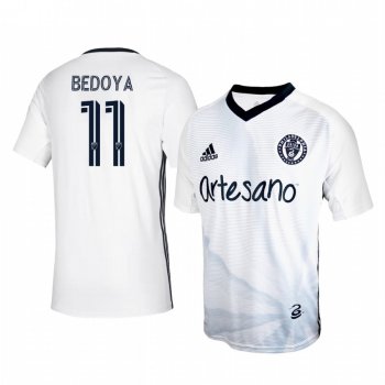 Midfielder Philadelphia Union Alejandro Bedoya Men's Secondary Jersey 2020