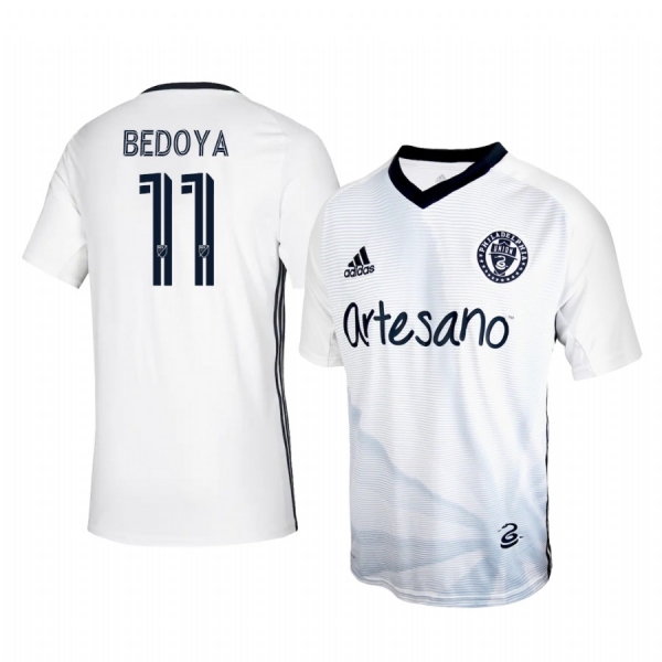 Midfielder Philadelphia Union Alejandro Bedoya Men's Secondary Jersey 2020