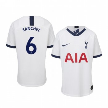 Youth Dávinson Sánchez Tottenham Hotspur 19-20 Home White Short Sleeve Jersey