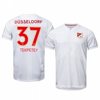 Fortuna Düsseldorf Bernard Tekpetey 2020 125th Anniversary Men's White Short Sleeve Jersey