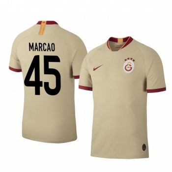 Marcao Teixeira Galatasaray 19-20 Khaki Away Men's Short Sleeve Jersey