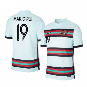 Mario Rui Portugal 2020 White Away Men's Short Sleeve Jersey