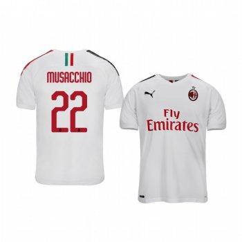 Youth Mateo Musacchio AC Milan 19-20 Away Short Sleeve Jersey