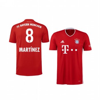 Defender Bayern Munich Javi Martínez Men's Home Jersey 2020-21