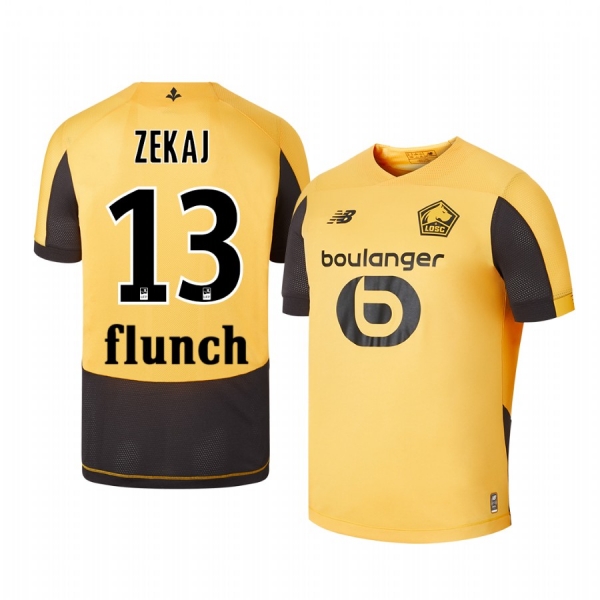 Lille OSC Arton Zekaj Men's Away Jersey 19-20