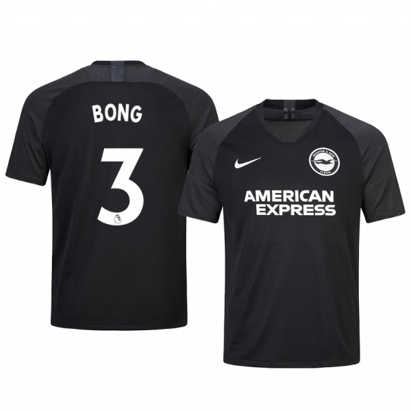 Gaëtan Bong Brighton and Hove Albion Away Men's Short Sleeve Jersey 19-20