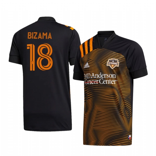 José Bizama Houston Dynamo 2020-21 HTX 15 Men's Black Short Sleeve Jersey