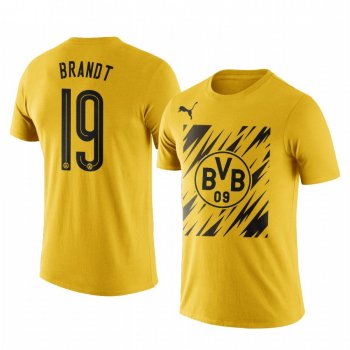 Men's Julian Brandt Borussia Dortmund Iconic Logo Home Short Sleeve T-shirt