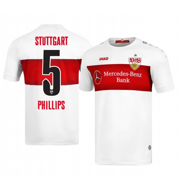 VfB Stuttgart Nathaniel Phillips Men's 19-20 Home Replica Short Sleeve Jersey