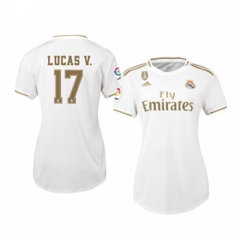 Women's Lucas Vázquez Real Madrid 19-20 Home Jersey