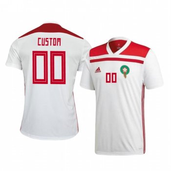 2018 World Cup Morocco Custom Men's Away Official Jersey