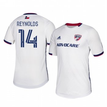 Bryan Reynolds FC Dallas 2020-21 Away Men's White Short Sleeve Jersey